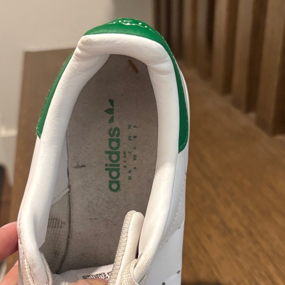 adidas White and Green Sneakers - Picture 5 of 5